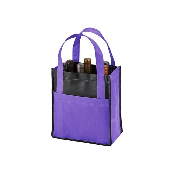 Toscana Six Bottle Non-Woven Wine Tote Bag