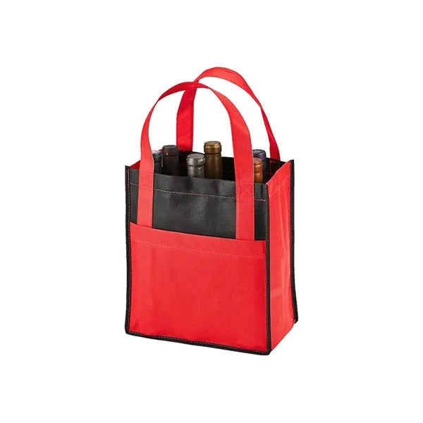 Toscana Six Bottle Non-Woven Wine Tote Bag