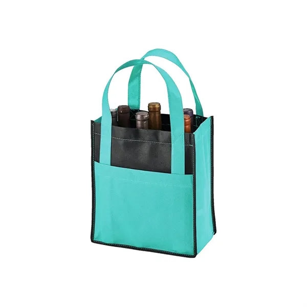Toscana Six Bottle Non-Woven Wine Tote Bag