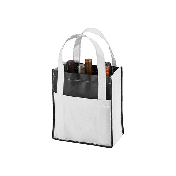 Toscana Six Bottle Non-Woven Wine Tote Bag
