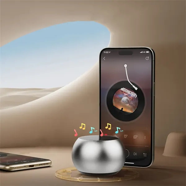 Mini Round Metal Wireless Bluetooth Speaker