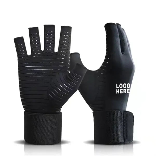 Sports Fitness Training Wrist Guard Half-finger Gloves