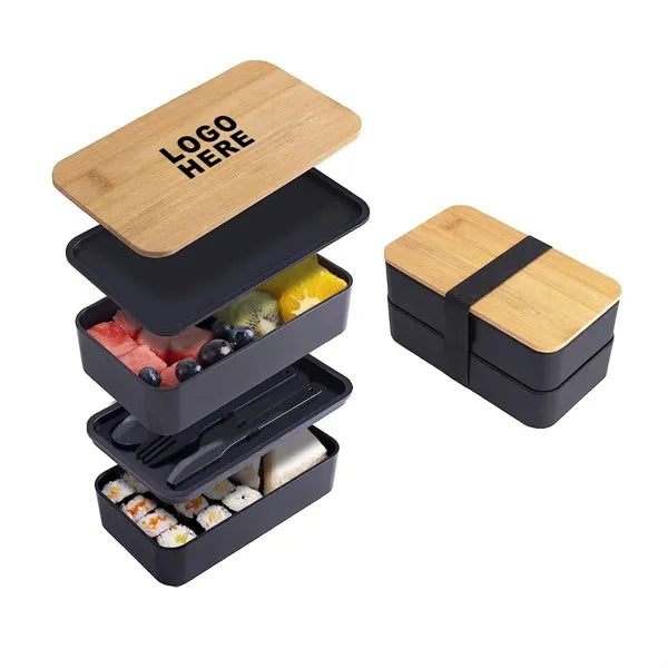 Double-layer Large Capacity Microwavable Lunch Box