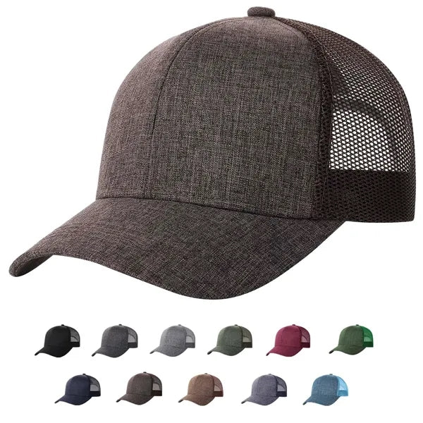 Snapback Trucker Hat Baseball Cap Adjustable Mesh Back Ball