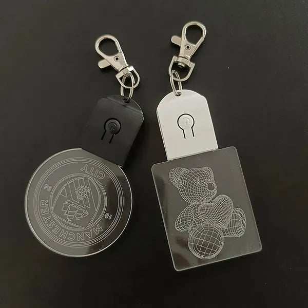 LED Light Up Keychain