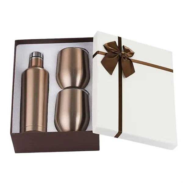 17oz 3pcs Set Stainless Steel Bottle Cups Wine Tumbler
