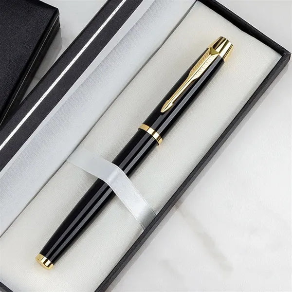 Graduation Pen Elegant Black & Gold