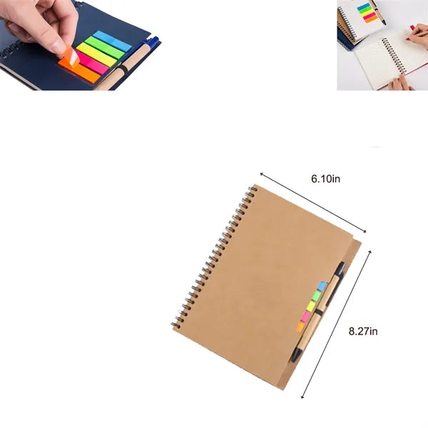 Spiral Notebook Steno Pocket Notepad with Pen