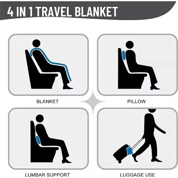 Soft Flannel Travel Blanket