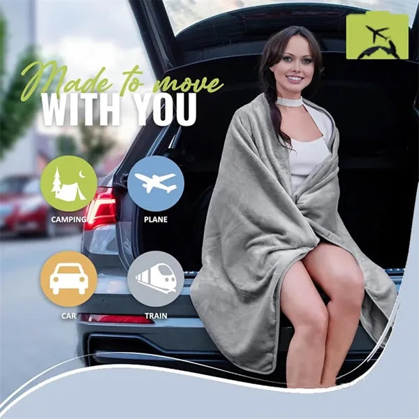Soft Flannel Travel Blanket