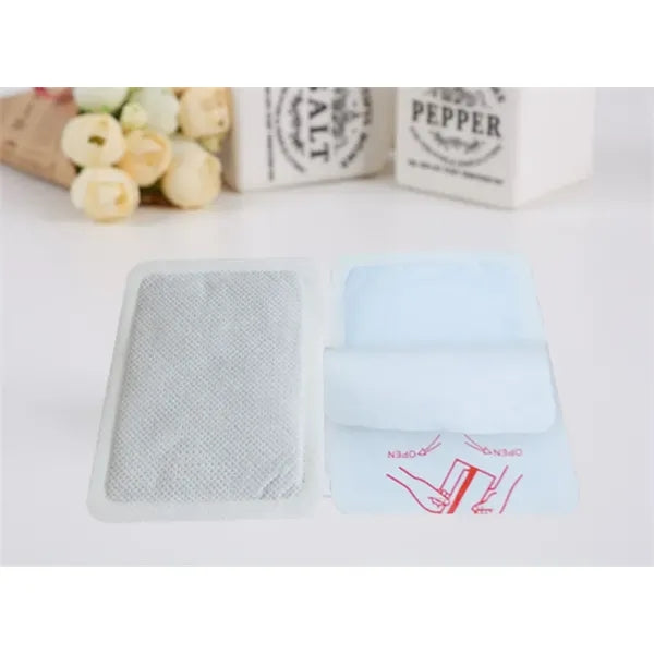 Portable self-heating body warmer patch