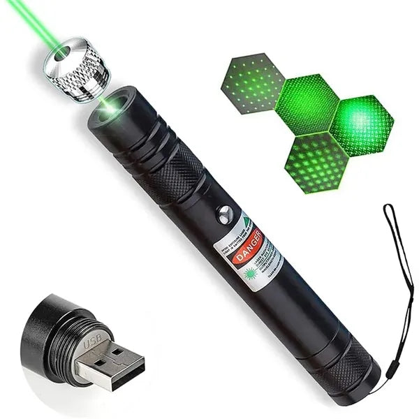 Rechargeable Laser Pointer Red & Green