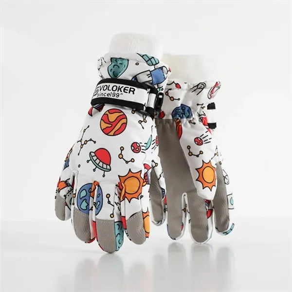 Ski Gloves kids Mittens ,Touch Screen,Windproof