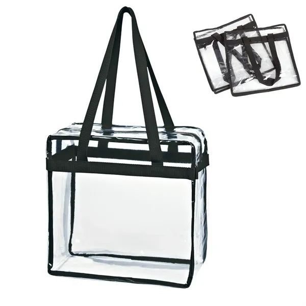 Clear Tote Bag With Zipper