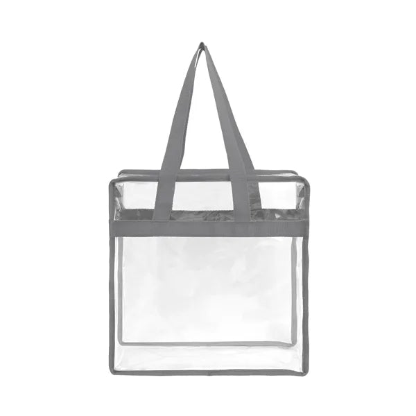 Clear Tote Bag With Zipper