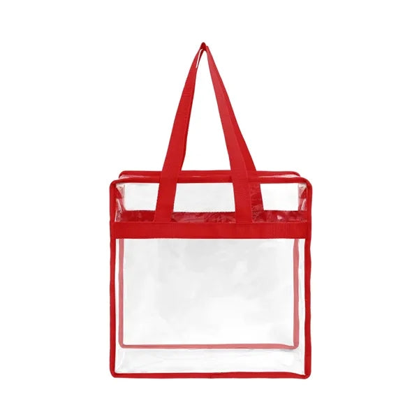 Clear Tote Bag With Zipper