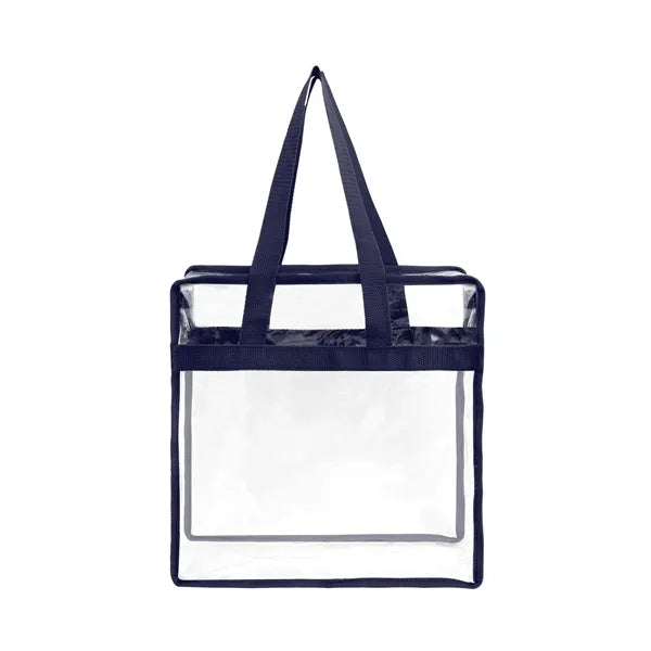 Clear Tote Bag With Zipper