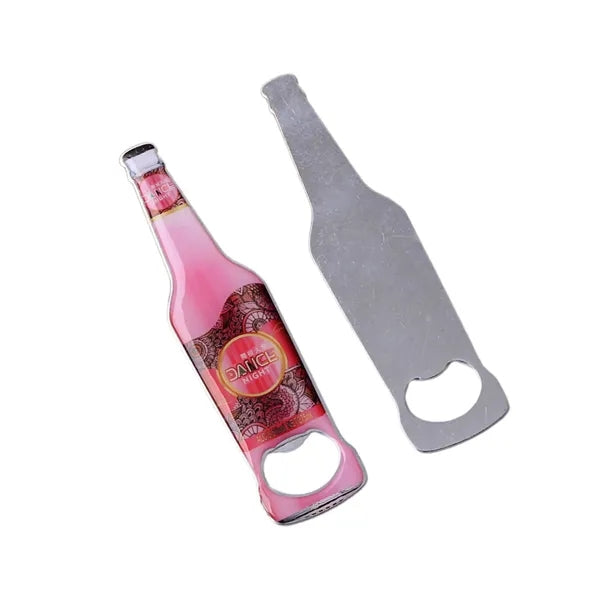 Bottle Shaped Opener Refrigerator Sticker Fridge Magnet