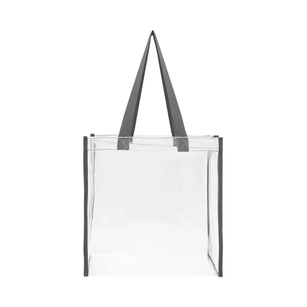 Stadium Approved Clear Transparent Pvc Tote Bag (12"X12"X6")