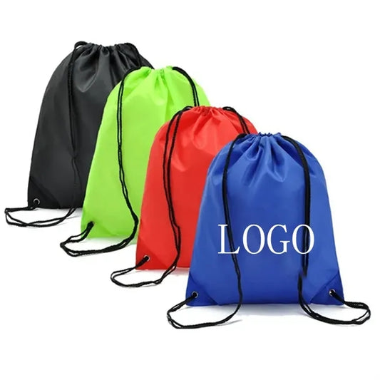 210D Polyester Waterproof Drawstring Backpack