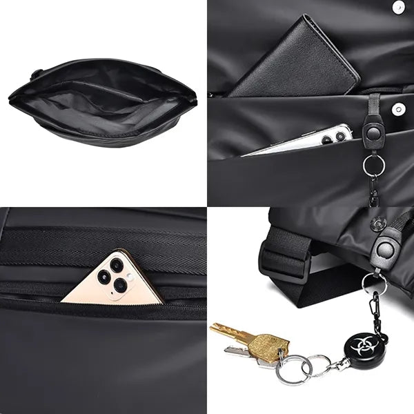 Urban Utility PU Crossbody Bag