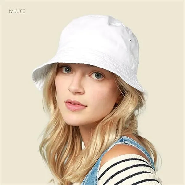 Summer Bucket Hat Cotton Sun Cap for Fishing Outdoor