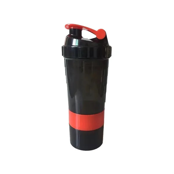 17 oz Protein Shaker Bottles w/ Powder Storage