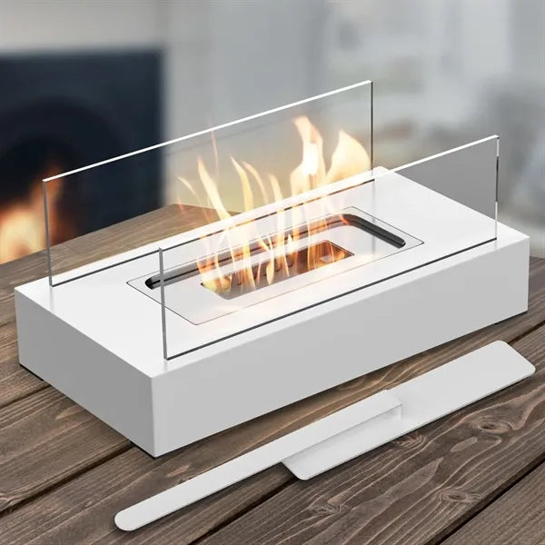 Portable Rectangular Ethanol Fireplace