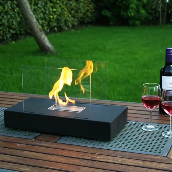 Portable Rectangular Ethanol Fireplace