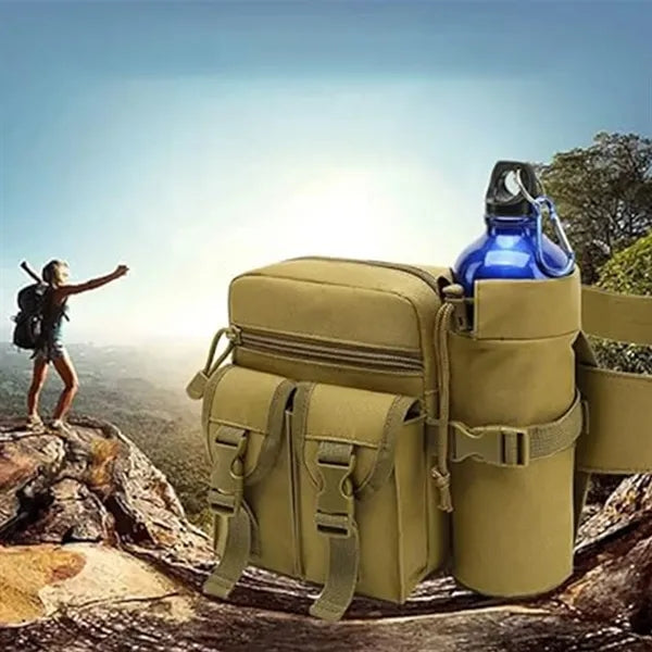 Waist Bag Military Fanny Waterproof with Water Bottle Holder
