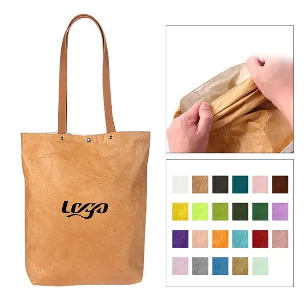 Eco Friendly Tyvek Paper Shopping Tote Handbag Bag