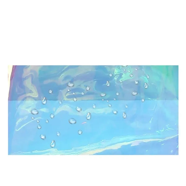 Holographic PVC Premium Clear Tote Bag w/ Stable Handle
