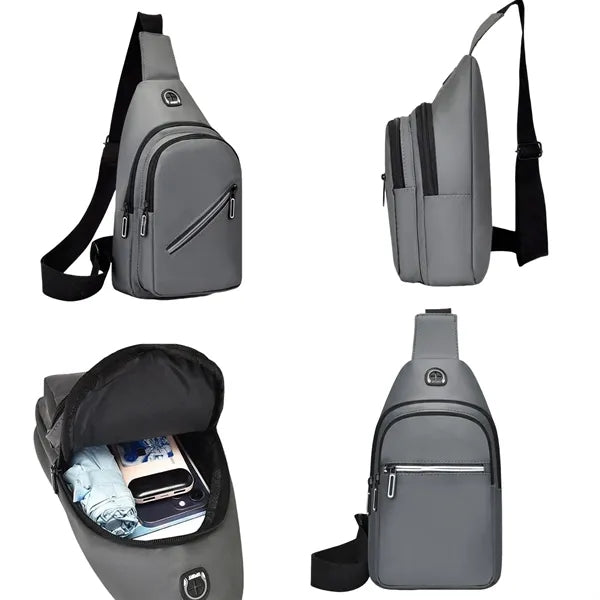 Multipurpose Strap Bag Backpack with Hole Hiking Shoulder