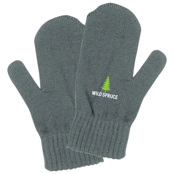 Solid Color Knitted Mitten