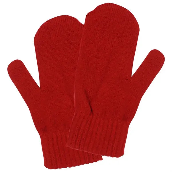 Solid Color Knitted Mitten