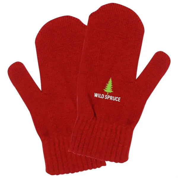 Solid Color Knitted Mitten
