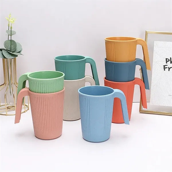 Unbreakable Plastic Cups with Handles