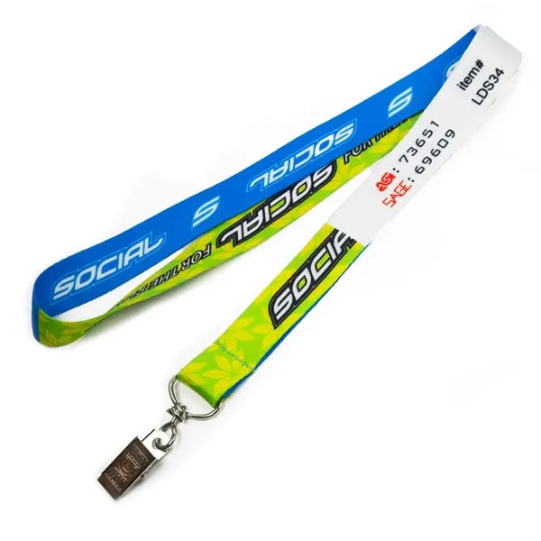 3/4" Full Color Sublimation Lanyard