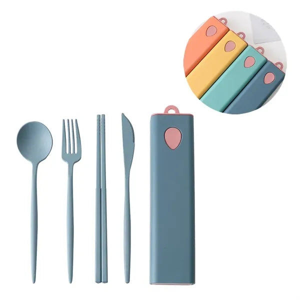 Portable Travel Cutlery with Case