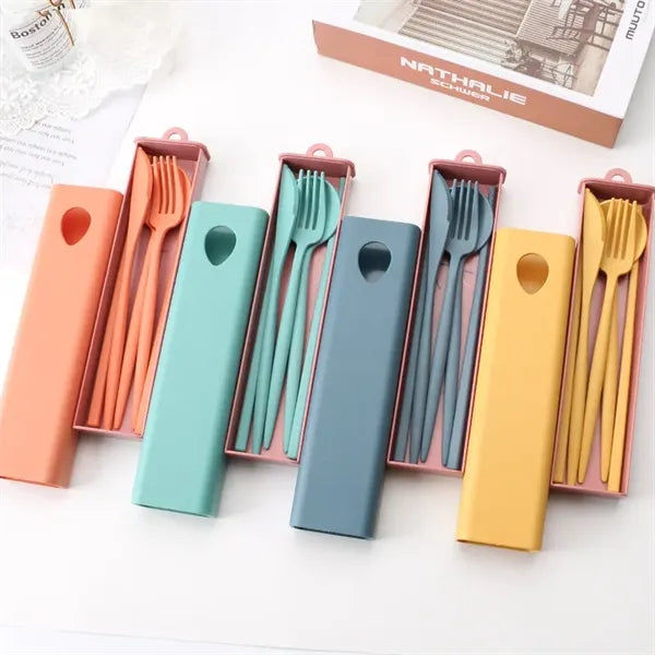 Portable Travel Cutlery with Case