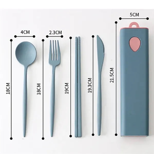 Portable Travel Cutlery with Case