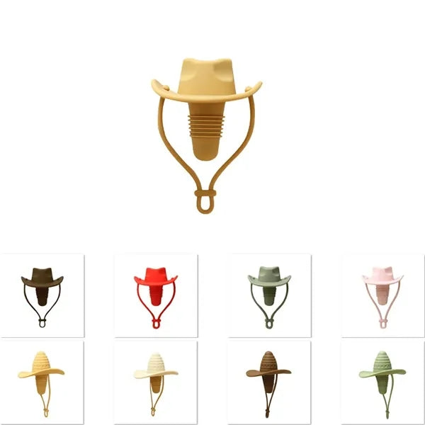 Funny Hat Shaped Decorative Wine Sealer Bottle Stopper