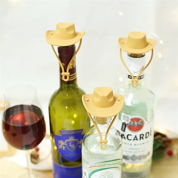 Funny Hat Shaped Decorative Wine Sealer Bottle Stopper