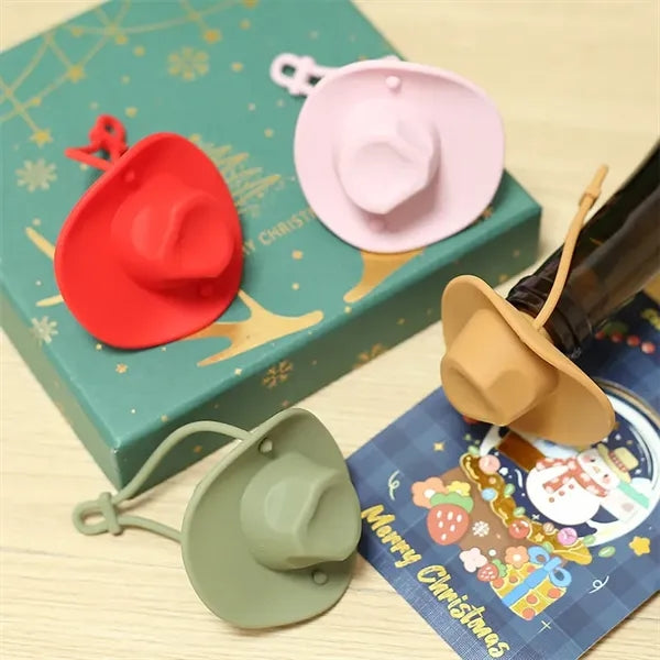Funny Hat Shaped Decorative Wine Sealer Bottle Stopper