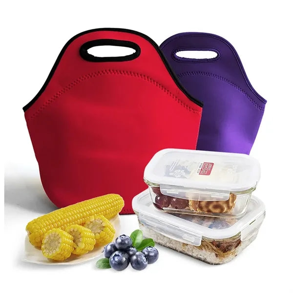 Neoprene Insulated Lunch Leak Proof Tote Lunch Cooler Bag