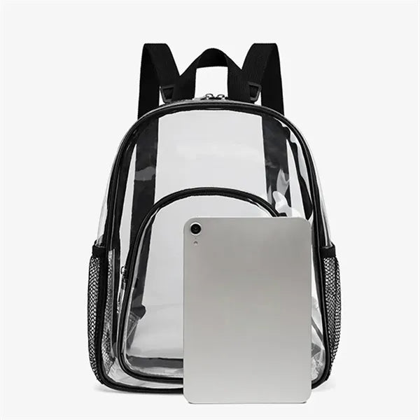 PVC Clear Backpack Durable Bag Stadium Approved Lightweight