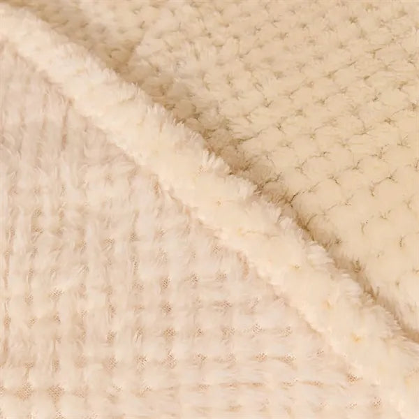 Lattice Flannel Plush Fleece Blanket