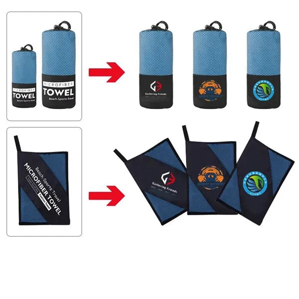 Beach Towel Quick Dry Absorbent Packable Travel Camping