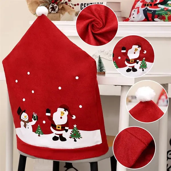 Non Woven Christmas Decorate Chair Cover