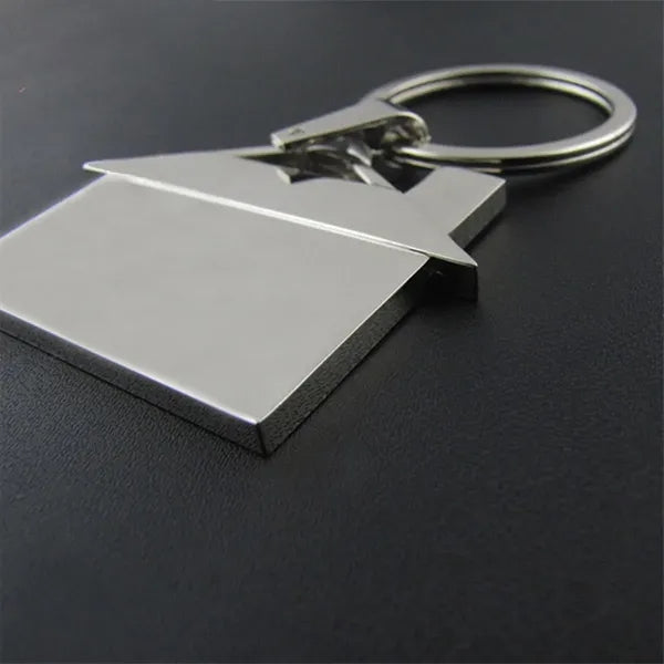 Creative House Shaped Metal Keychains